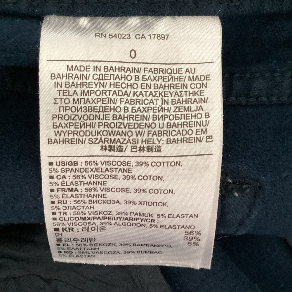 Banana Republic Navy Sloan Pants Size 0 - Picture 4 of 11